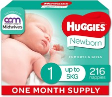huggies ultimate newborn nappies