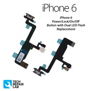 NEW iPhone 6 Power Lock On Off Button Switch Rear Camera Flash Replacement - Zdjęcie 1 z 4