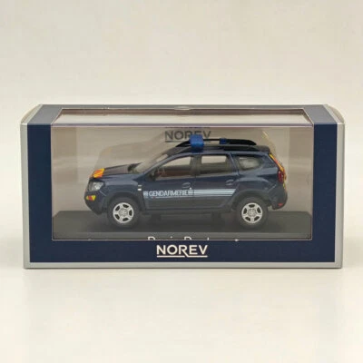 Norev 1/43 Dacia Duster Gendarmerie 2020 Blue Diecast Models Car Collection - Immagine 1 di 4