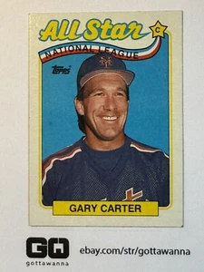 1989 Topps Gary Carter All Star #393 - EX-NMT - Picture 1 of 2