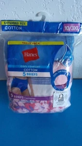 NWT - (5) Pack Hanes Cotton Briefs / Underwear / Panties, Women's 3XL ( 18-20 ) - Picture 1 of 7