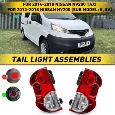 Juego de luces traseras para Nissan NV200 2013-2018 lado conductor y pasajero Foto 1 de 4