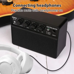 KOKKO 10W Small Electric Guitar Amp 6.35mm Interface Plug Amplifier S4P6 M0N1 - Picture 1 of 12