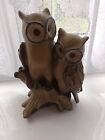 Shudehill Giftware Wise Owls On Tree Root  Wood Effect Ornament Figurine