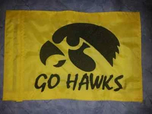 Personalisierte HAWKEYES Flagge für ATV UTV Fahrrad Jeep Düne Sicherheitsflagge Peitschenstange - Bild 1 von 3
