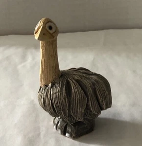 Ostrich Figurine Pottery - Picture 1 of 7