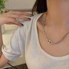 925 Silver Women U-shaped Necklace Pendant Unique Wedding Chain Collarbone