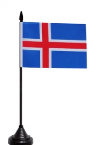 Iceland Table Flag - Polyester - Picture 1 of 3