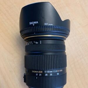 Sigma 17-50mm f2.8 EX OS HSM Canon DSLR Lens - Excellent Condition - READ DESC