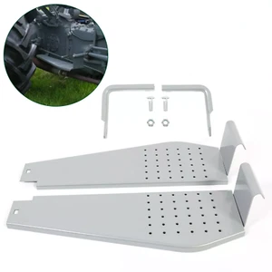 Fits Ford Tractor 2N 9N Steel Step Plate Running Boards LH & RH with Brackets - Picture 1 of 12