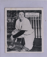 1950 Hage's Dairy Jim Steiner Sacramento Solons Mexican League