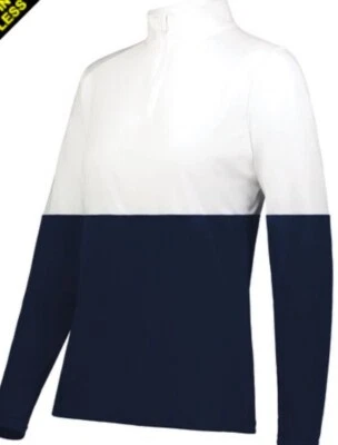 Holloway Momentum Team Quarter-Zip 套衫 223700 海军蓝 白色 中号 — 第 1/4 张图片