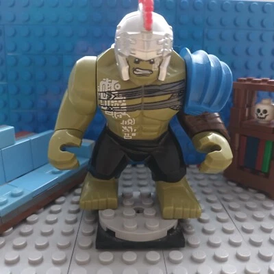 LEGO Hulk sh413 Minifigure Thor Ragnarok  Marvel sh0413 Avengers 76088 - Immagine 1 di 4