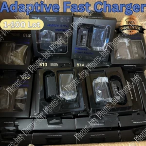 Wholesale Lot USB Type C Cable For Samsung Galaxy S10 Adaptive Fast Wall Charger - Picture 1 of 20