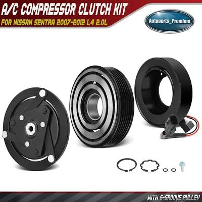 A/C Compressor Clutch Kit for Nissan Sentra 2007 2008 2009-2012 L4 2.0L DCS171C - Image 1 of 4