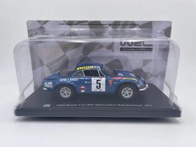 DIE CAST WRC ALPINE RENAULT A110 1800 THERIER RALLY DE PORTUGAL 1973 SCALA 1/24 - Immagine 1 di 3