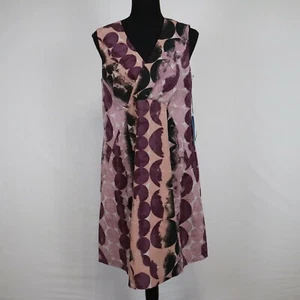 Simply Vera Vera Wang Dress Womens 10 Whimsical Garden Purple Sleeveless NWT - Picture 1 of 8