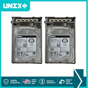 Lot of 2 DELL 8DN1Y 1TB SATA 2.5 Enterprise HD 7200 RPM 6Gbps for Dell Server - Picture 1 of 5
