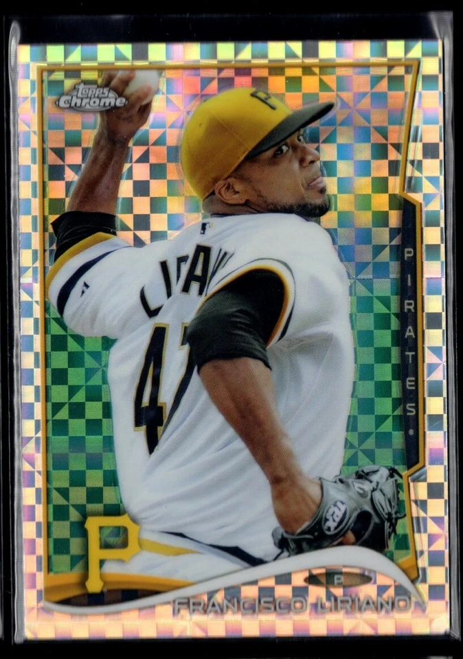 2014 Topps Chrome FRANCISCO LIRIANO XFRACTOR Pittsburgh Pirates - Image 1 of 1