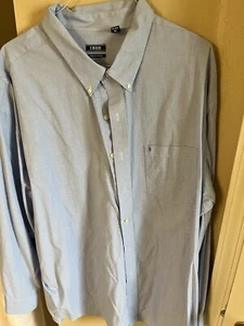 Izod gently used 4XLT long sleeve button down dress shirt  - Picture 1 of 2