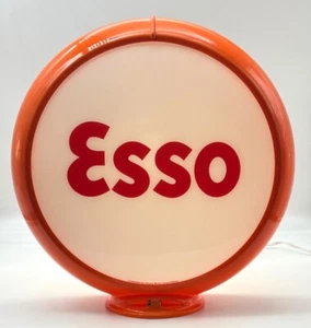 ESSO 13.5" Gas Pump Globe - SHIPS FULLY ASSEMBLED! READY FOR YOUR GAS PUMP! - Picture 1 of 21