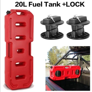 20L Kraftstofftank Container Auto Camper Ersatz Benzin Lager schwer OFFROAD 4x4 ROT - Bild 1 von 16