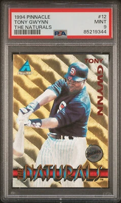 Pinnacle Tony Gwynn Naturals 1994 PSA 9 como nuevo #9 San Diego Padres Foto 1 de 2
