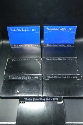 1971-1979 U.S. Mint Proof Set OGP - 9 Sets - Free Shipping! - Image 1 of 4