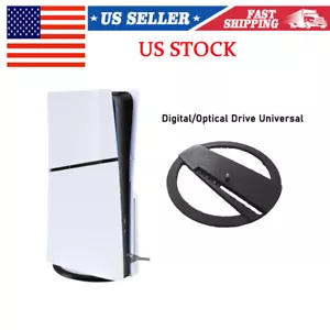 US - For PS5 Slim Digital Optical Console Dock Mount Base Vertical Stand Holder - Picture 1 of 6