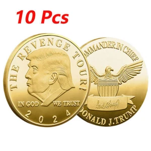 10Pcs 2024 45U1A2 3FA4E Coin THE REVENNGE TOUR President Challenge Great EAGLE - Picture 1 of 1