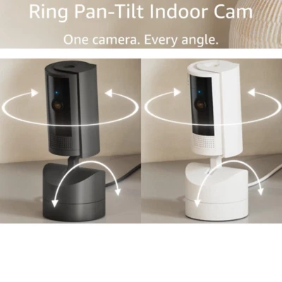 Nuevo Anillo 2024 - Cámara Interior Pan-Tilt con Cobertura de Pan Horizontal 360° Foto 1 de 2