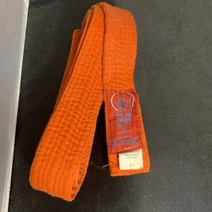 Karate Belts Orange Judo Taekwondo Jujitsu - Picture 1 of 2