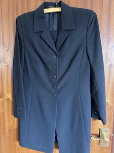 Ladies 2 Piece Suit, Size 12 Petite, Classic 1990s, Navy Blue - Picture 1 of 6
