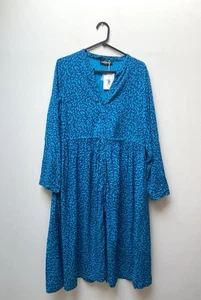 This Is Unfolded Midi Dress Size 12 New Blue - Picture 1 of 4