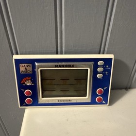 Nintendo Game & Watch Manhole NH-103 Wide Screen 1983 Rare *READ* Works Perfect