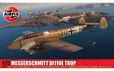 ✅Airfix 03081A Messerschmitt Bf 110E/E-2 TROP Scala: 1:72 - Immagine 1 di 3