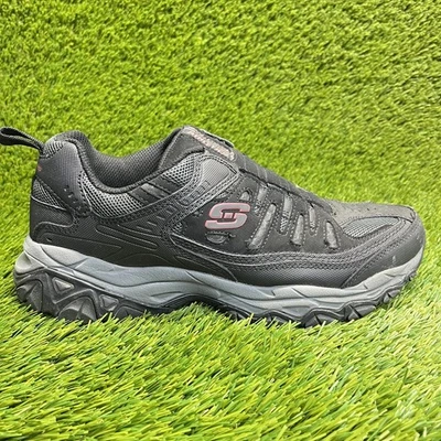 Skechers After Burn Mens Size 9 Black Gray Athletic Running Shoes Sneakers - Image 1 of 4