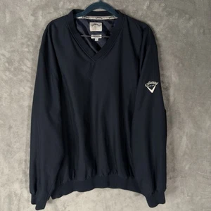 Vintage Y2K Callaway Golf Pullover Windbreaker Jacke V-Ausschnitt Herren Medium - Bild 1 von 6