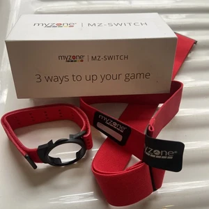 MyZone Brand New MZ-Switch Heart Rate Accessories ONLY wrist & chest strap Box - Picture 1 of 4