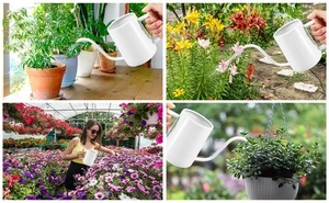 35oz/1L Watering Can Small Watering Can Indoor Plants with Wooden Handle qiPdV - Picture 1 of 18