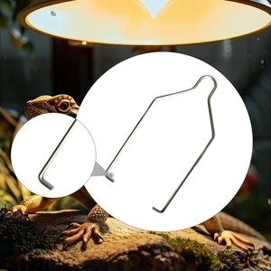 Heated Lampshade Clip Hook Reptile Lamp Holder Lamps Bracket Pet Supplies - Picture 1 of 6
