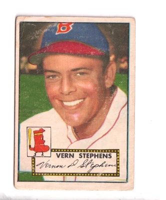 1952 Topps Baseball Card #84 Vern Stephens McAllister NM Nice!  see scan - Image 1 of 2