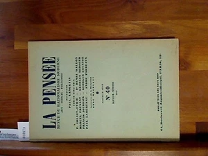 La Pensee. Revue du Rationalisme Moderne. N° 40, Janvier-Février 1952 La Pensee  - Picture 1 of 1