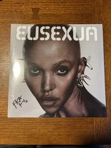 NEW FKA Twigs SIGNED EUSEXUA On Milky Clear Vinyl LP AUTOGRAPHED Jacket Record - Picture 1 of 2