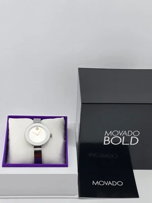 Movado Women's Bold Silver Dial Stainless Steel Watch - 3600194 ($495 MSRP) - Image 1 of 4