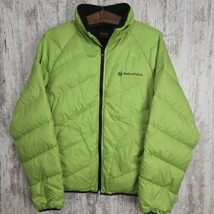 Nautica Jacke Herren L Competition Thermo Daunen Stepp Puffer Full Zip Mantel  - Bild 1 von 14
