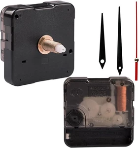 Hands Quartz Wall Clock Movement Mechanisms Battery Operated for DIY Black - Picture 1 of 7