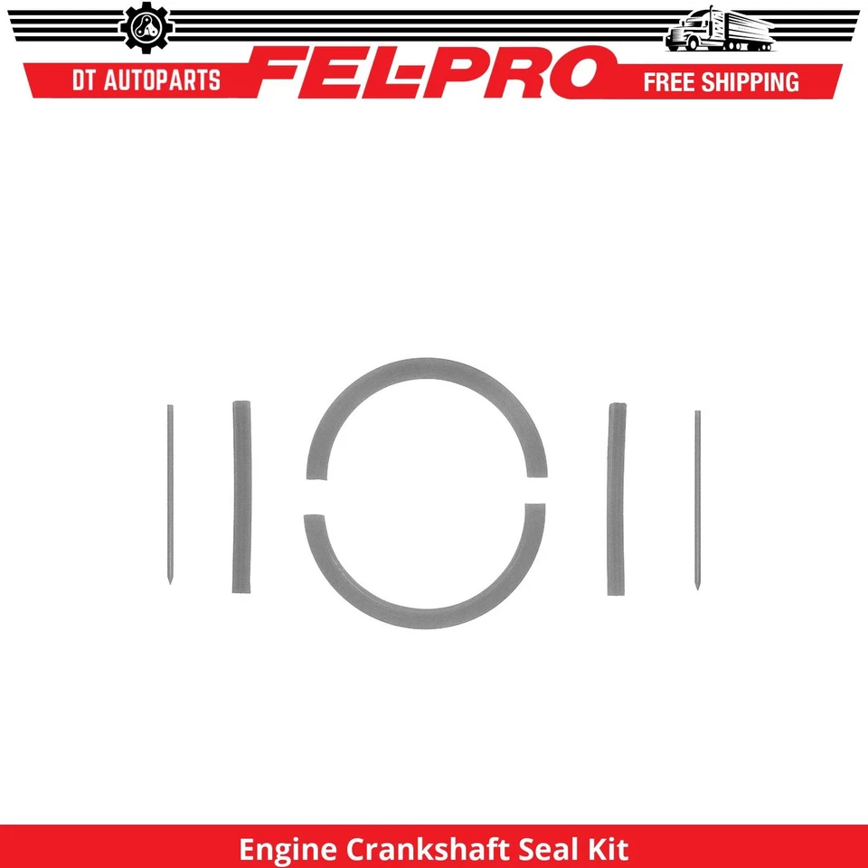 Kit de sellado de cigüeñal trasero Fel-Pro para Ford Courier Sedán 57-60 entrega 5,8 L Eng Foto 1 de 1