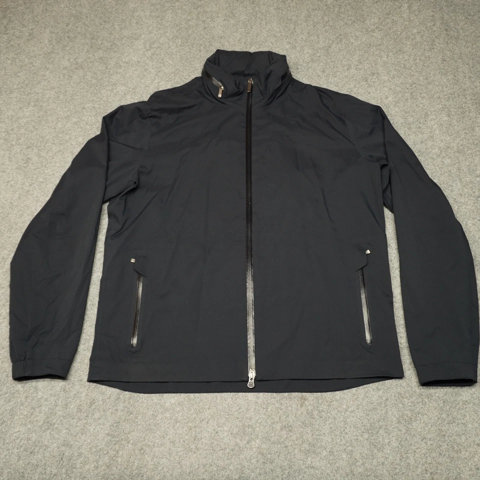 Chaqueta para hombre ZegnaSport Techno Flex XL repelente al agua elástica sin costuras azul marino Foto 1 de 4