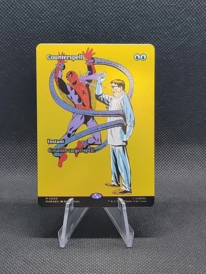 Counterspell (Borderless Foil) Marvel Universe Eternal-Legal Mtg Spider-Man Mtg - Image 1 of 2